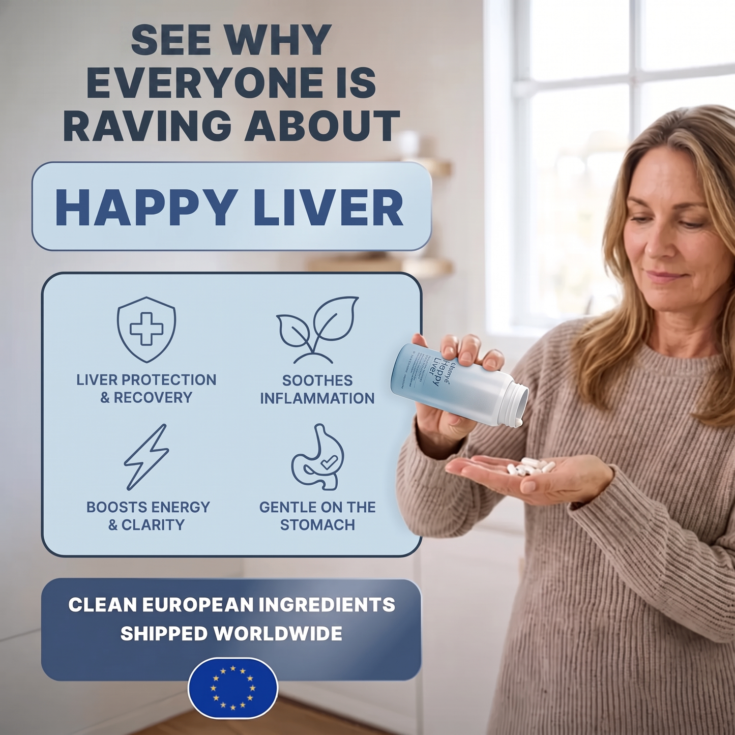 Happy Liver - European Pharmaceutical Grade Liver Protection & Recovery by Ulvarys™