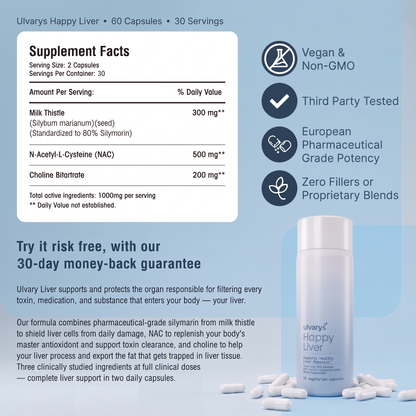Happy Liver - Liver Support & Recovery by Ulvarys™