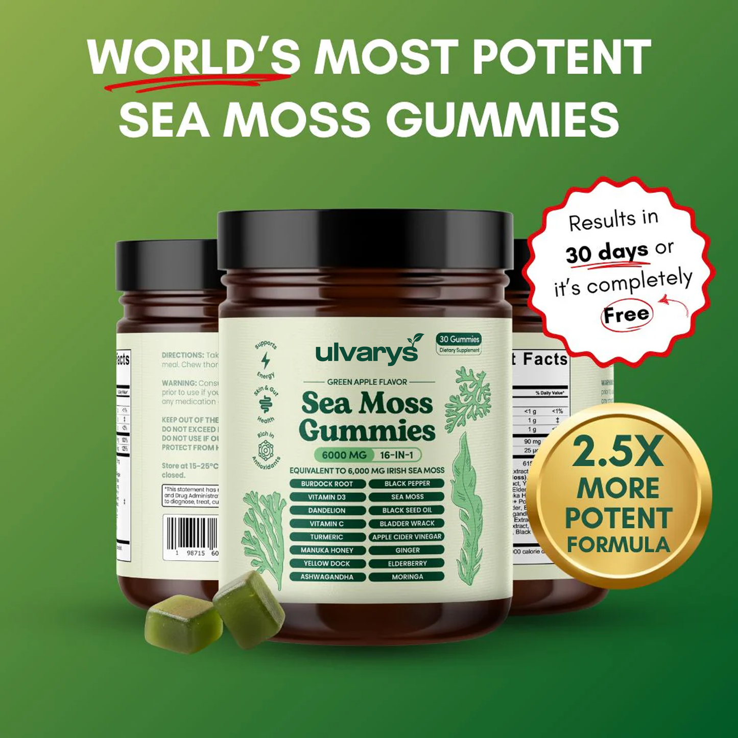 Sea Moss 16-In-1 Gummies