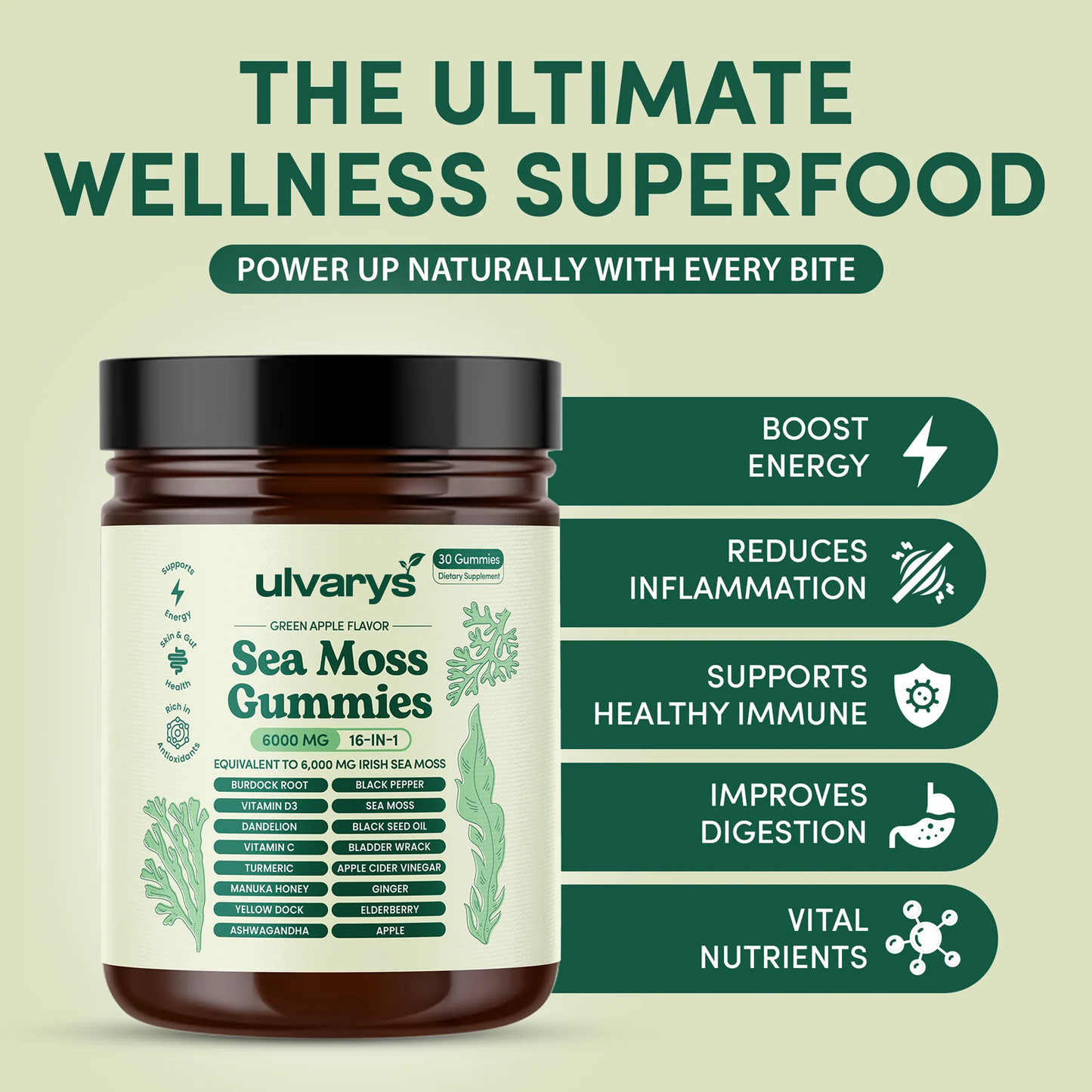 Sea Moss 16-In-1 Gummies